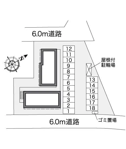 ★手数料０円★仙台市青葉区中山台　月極駐車場（LP）